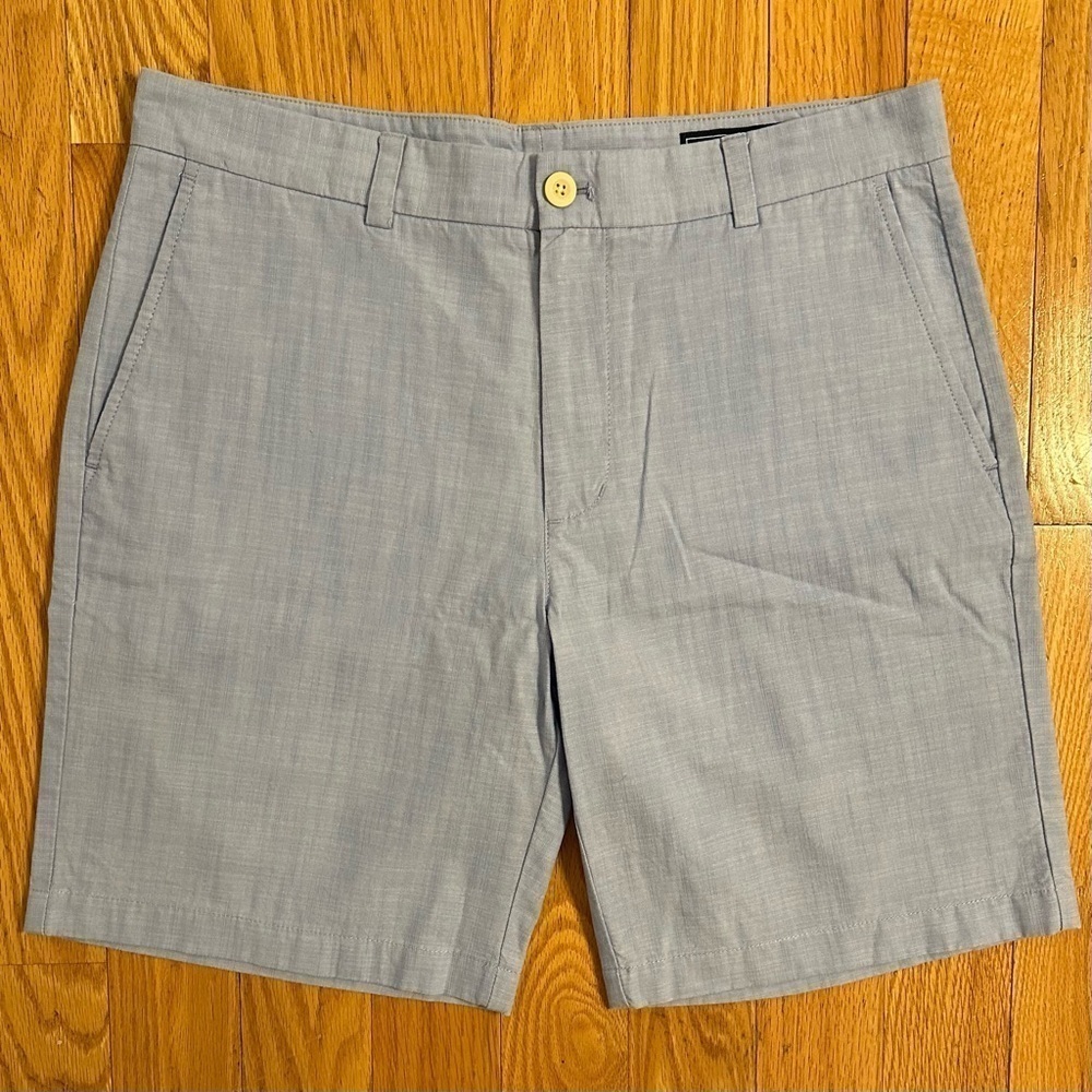 Vineyard Vines Men’s Sz 33 Breaker Shorts Light Blue Cotton Twill EUC